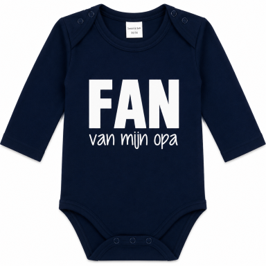 Rompertje met tekst - Fan van mijn opa.